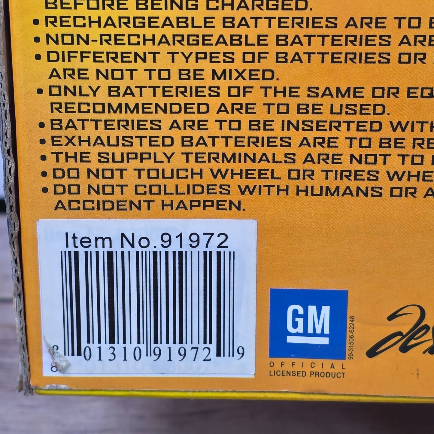 2006 Chevy Camaro Concept Radio Control Car 1:24 Scale Jada Toys Bigtime Muscle Yellow