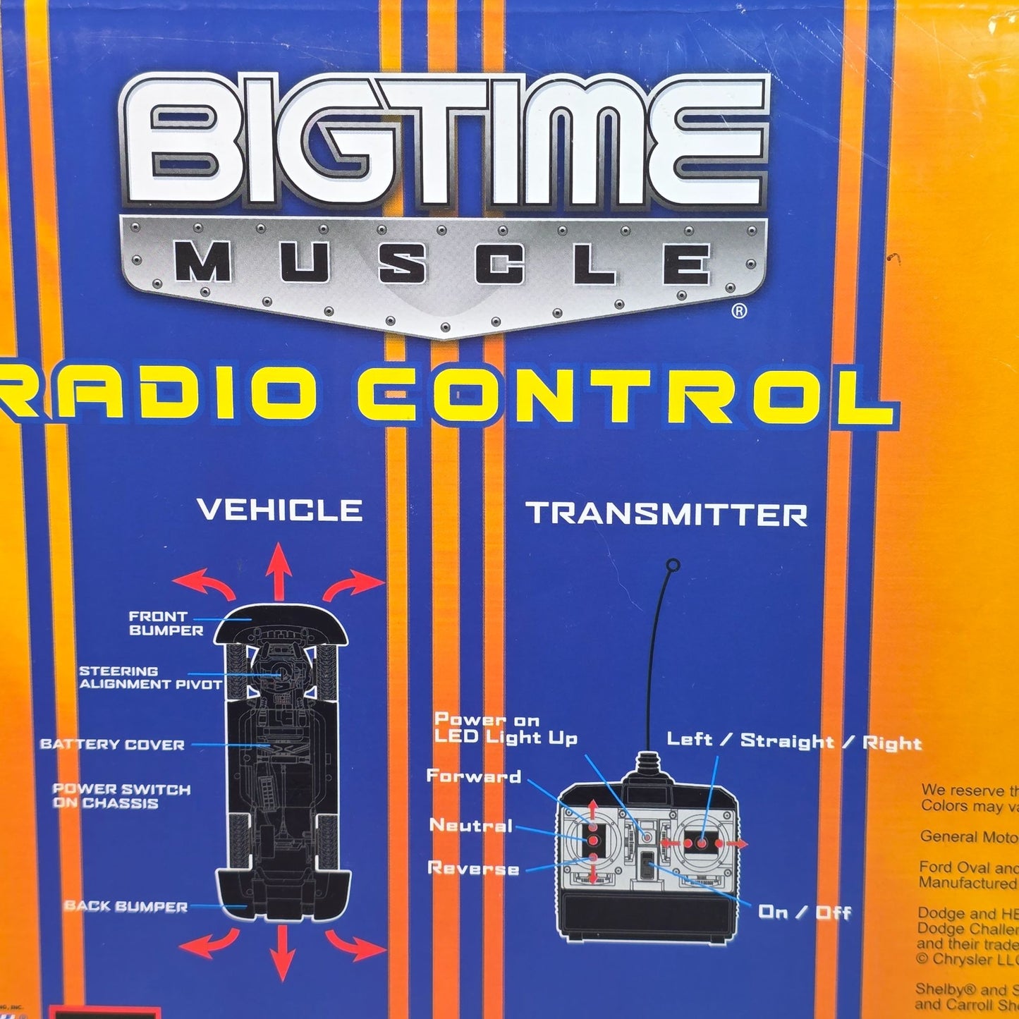 2006 Chevy Camaro Concept Radio Control Car 1:24 Scale Jada Toys Bigtime Muscle Yellow