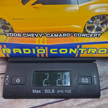 2006 Chevy Camaro Concept Radio Control Car 1:24 Scale Jada Toys Bigtime Muscle Yellow