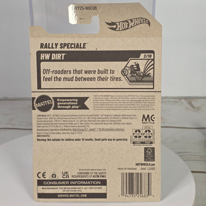 Hot Wheels Rally Speciale Dollar General Exclusive Die-Cast Toy Car 179/250 Green & Orange Collectible