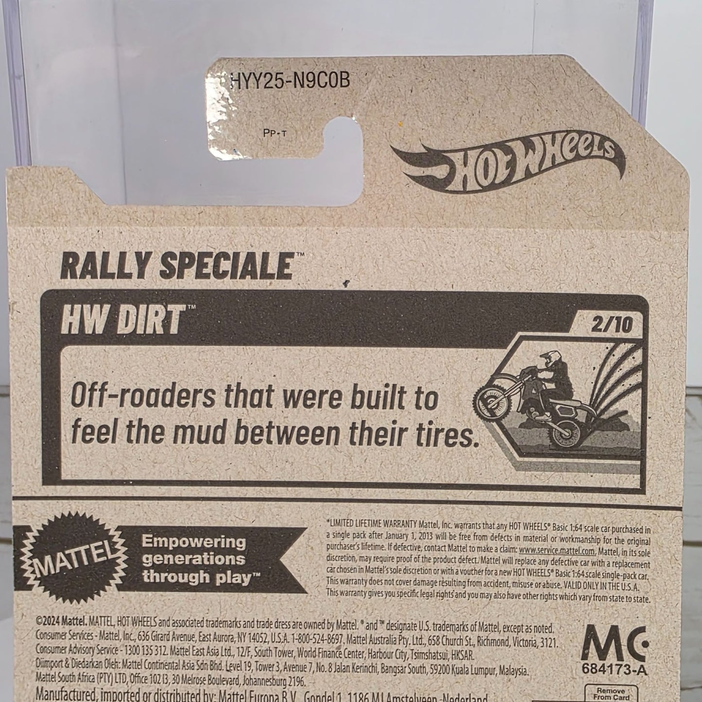 Hot Wheels Rally Speciale Dollar General Exclusive Die-Cast Toy Car 179/250 Green & Orange Collectible