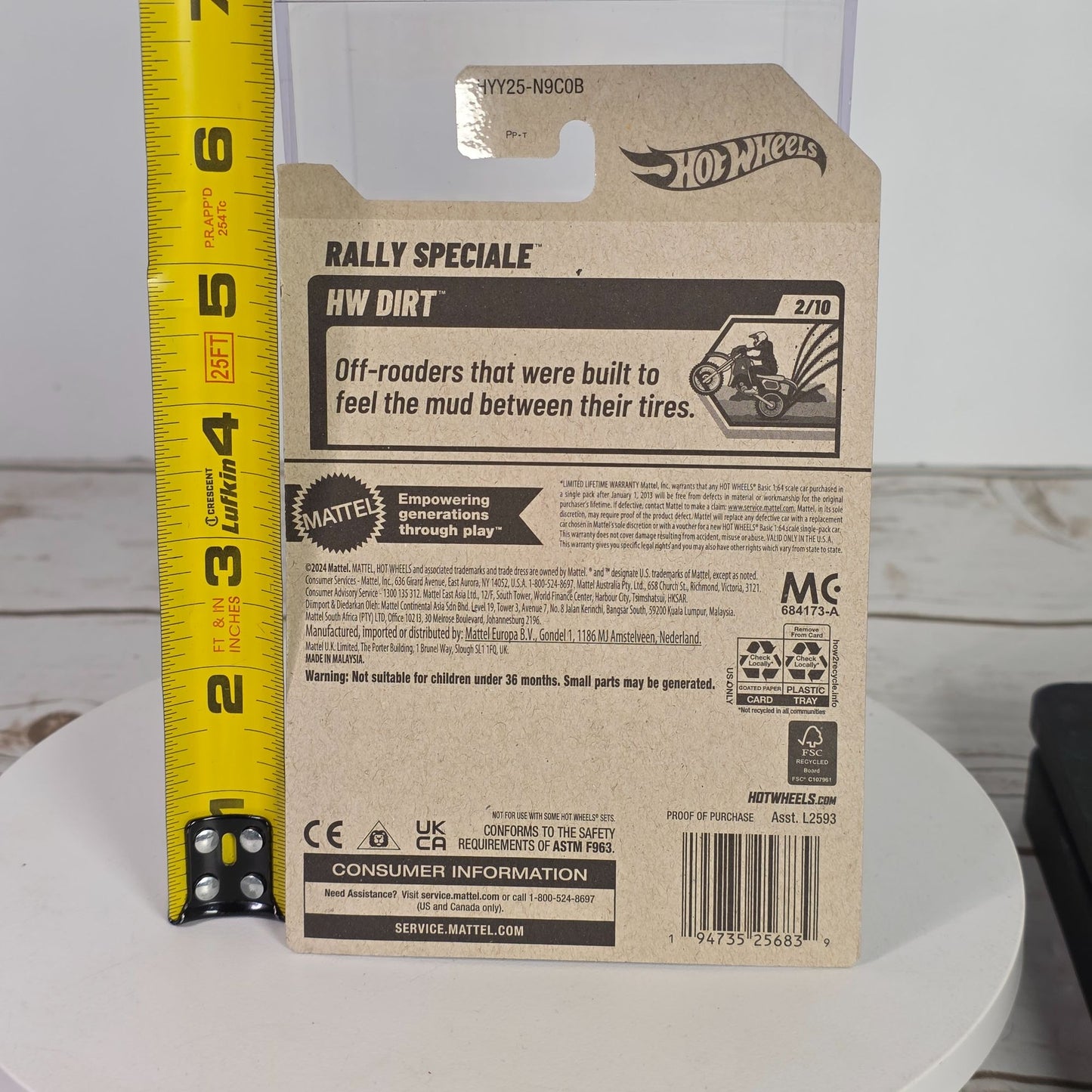 Hot Wheels Rally Speciale Dollar General Exclusive Die-Cast Toy Car 179/250 Green & Orange Collectible