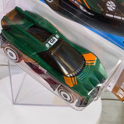 Hot Wheels Rally Speciale Dollar General Exclusive Die-Cast Toy Car 179/250 Green & Orange Collectible