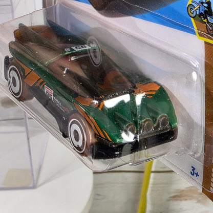 Hot Wheels Rally Speciale Dollar General Exclusive Die-Cast Toy Car 179/250 Green & Orange Collectible