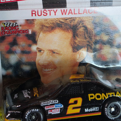 Rusty Wallace 1993 Edition Die-Cast NASCAR Stock Car With Collectors Card & Display Stand Racing Champions