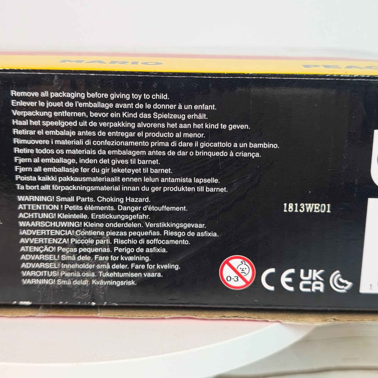 Super Mario Bros. Action Figures Set Mario Peach & Toad Jakks Pacific Kids Collectible Toy Original Packaging Minor Box Damage