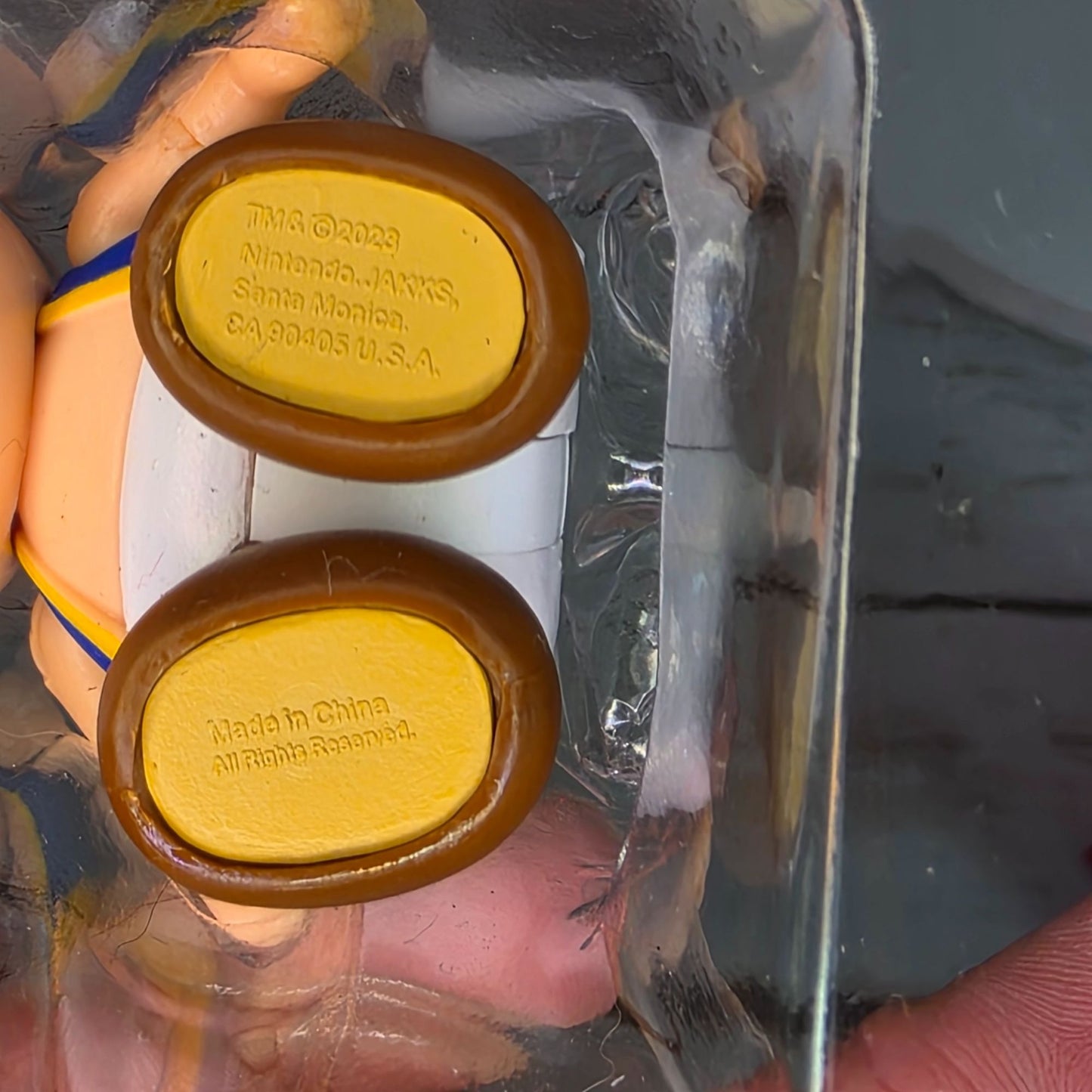 Super Mario Bros. Action Figures Set Mario Peach & Toad Jakks Pacific Kids Collectible Toy Original Packaging Minor Box Damage