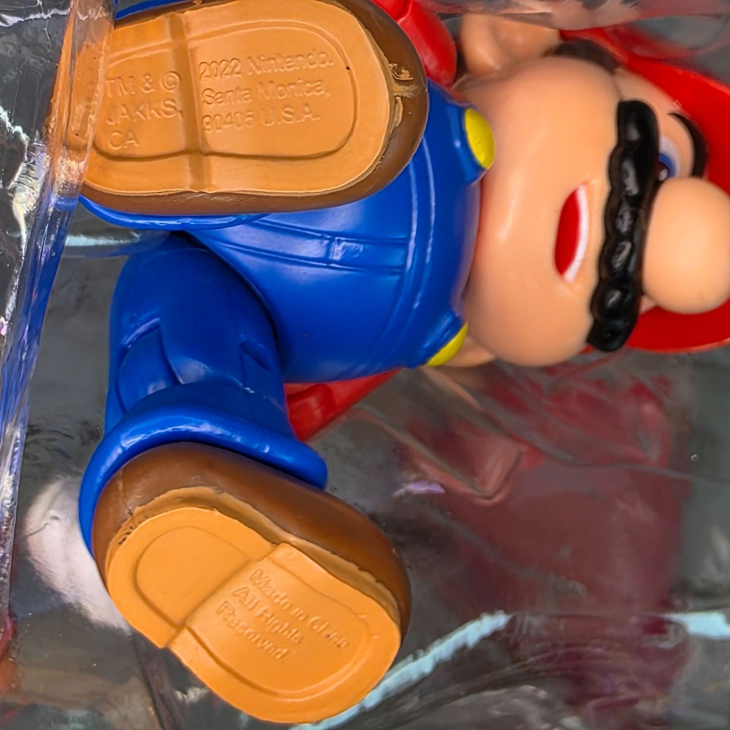 Super Mario Bros. Action Figures Set Mario Peach & Toad Jakks Pacific Kids Collectible Toy Original Packaging Minor Box Damage