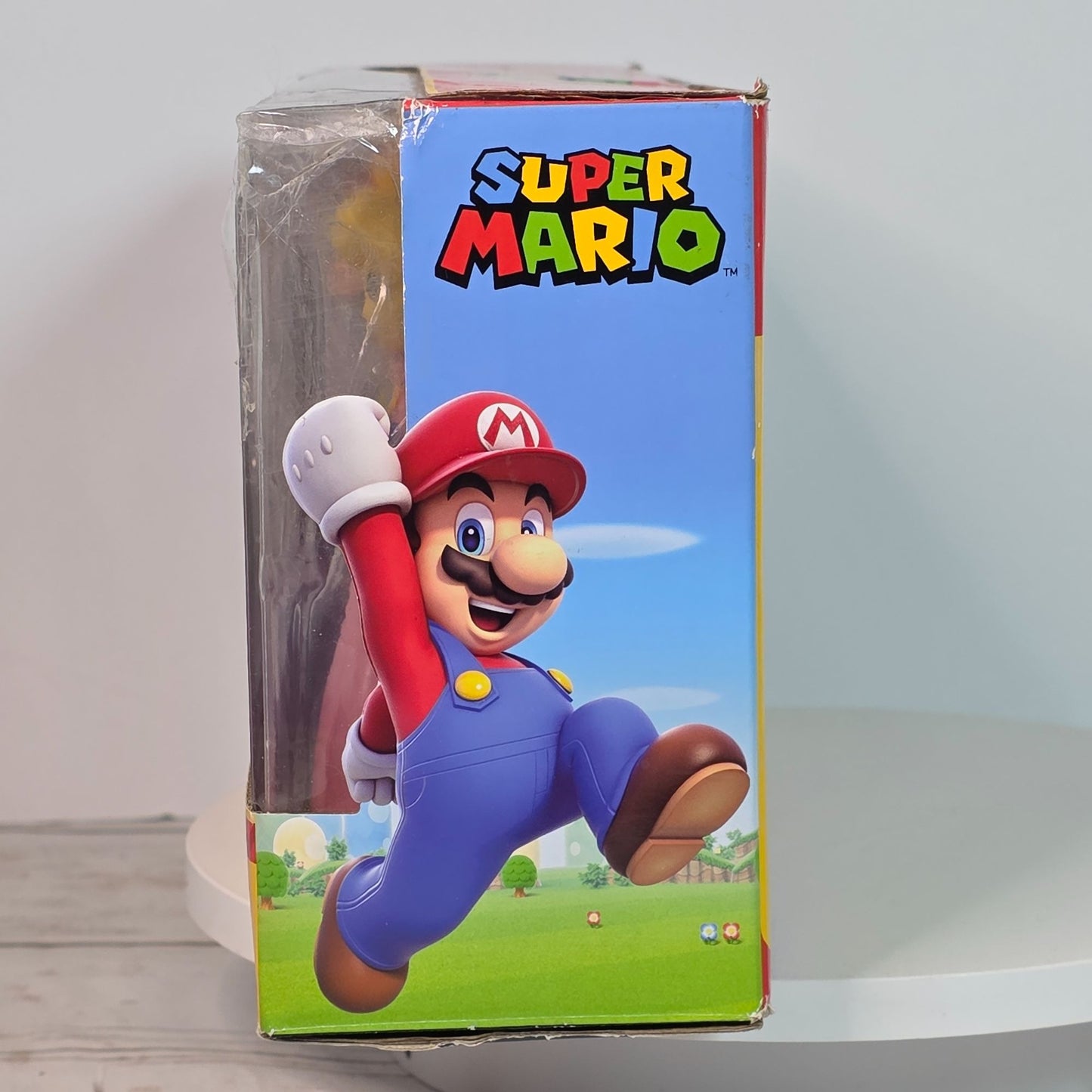 Super Mario Bros. Action Figures Set Mario Peach & Toad Jakks Pacific Kids Collectible Toy Original Packaging Minor Box Damage