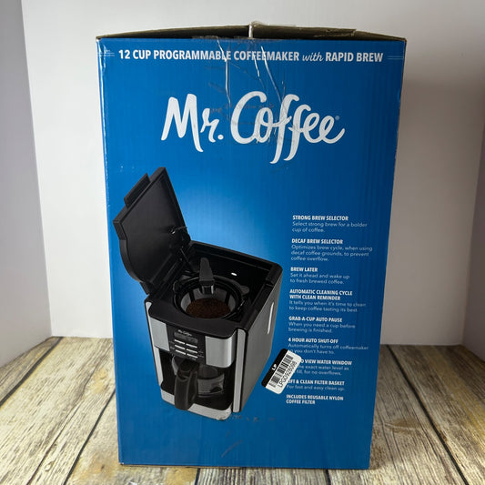 Mr. Coffee Programmable 3-Way Brewing System 12-Cup Drip Coffee Maker