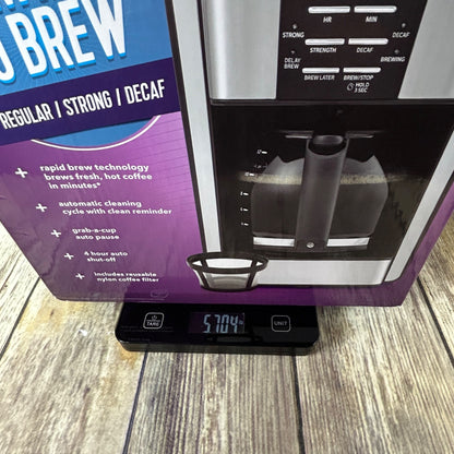 Mr. Coffee Programmable 3-Way Brewing System 12-Cup Drip Coffee Maker