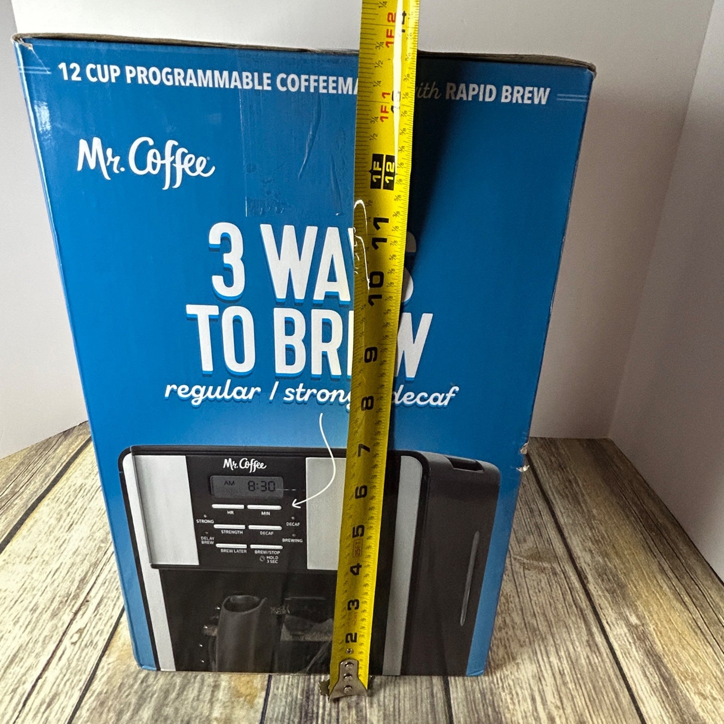 Mr. Coffee Programmable 3-Way Brewing System 12-Cup Drip Coffee Maker