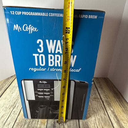 Mr. Coffee Programmable 3-Way Brewing System 12-Cup Drip Coffee Maker