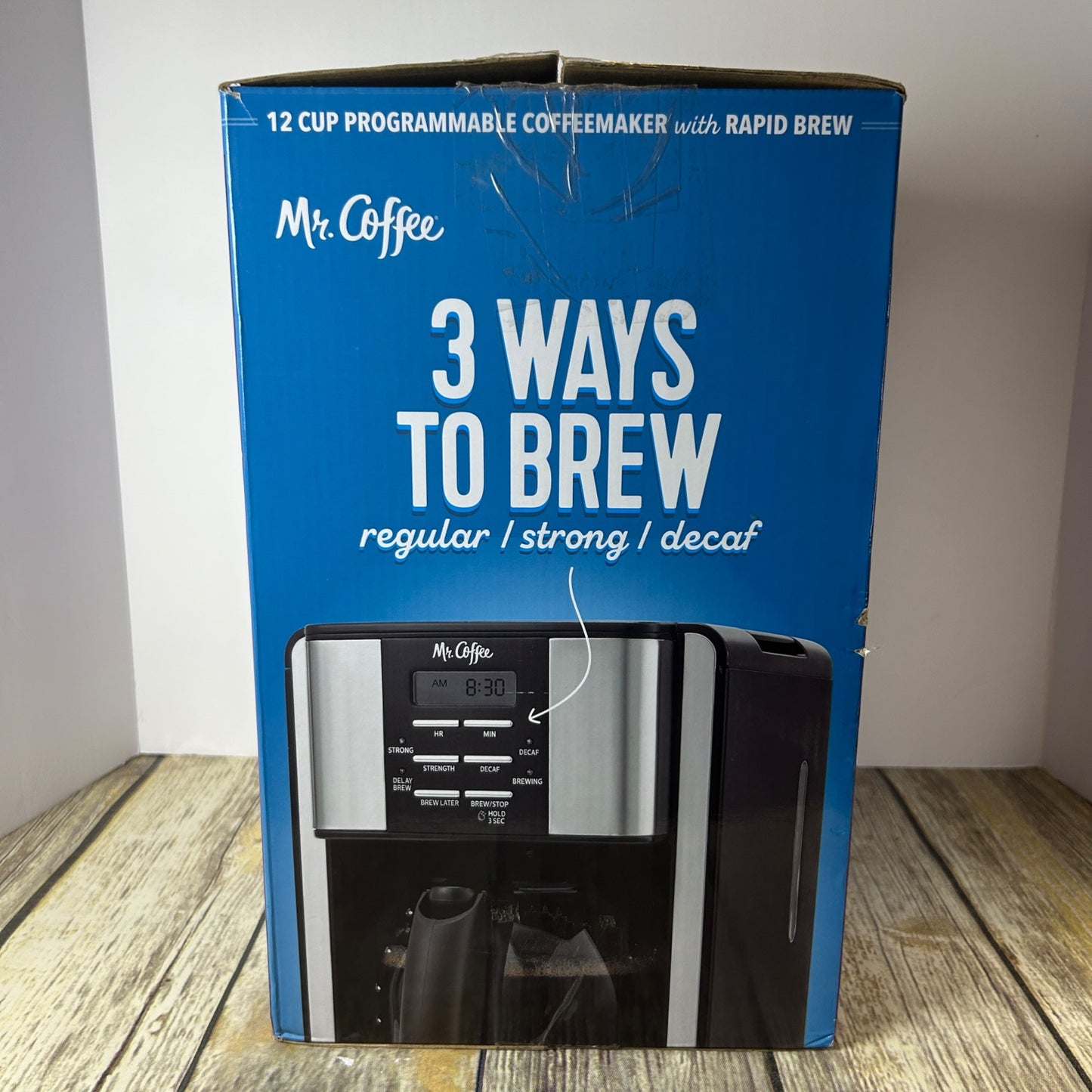 Mr. Coffee Programmable 3-Way Brewing System 12-Cup Drip Coffee Maker