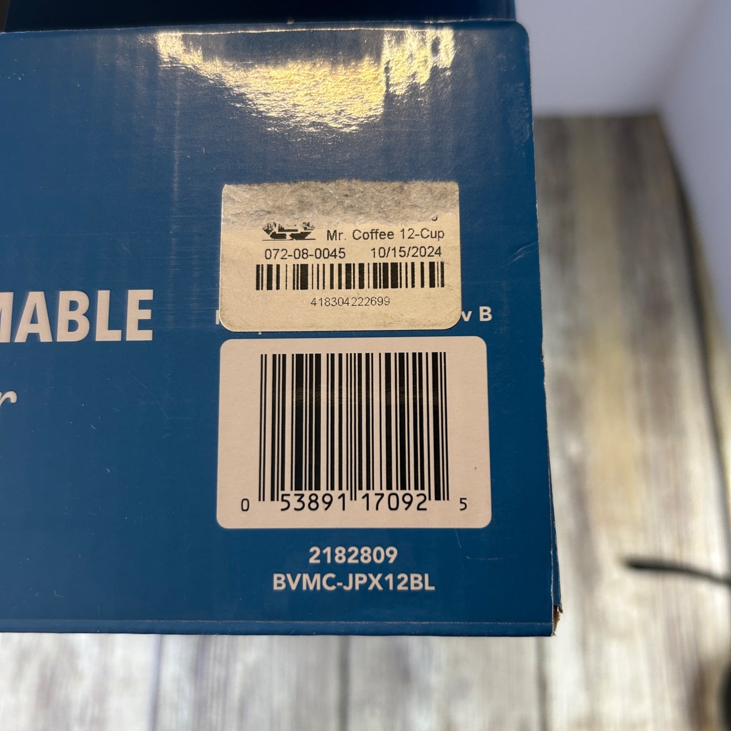 Mr. Coffee Programmable 3-Way Brewing System 12-Cup Drip Coffee Maker