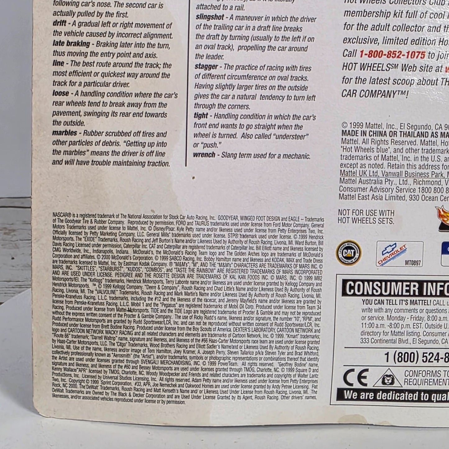 Hot Wheels Mattel Die-Cast NASCAR #22 Race Car Collectible