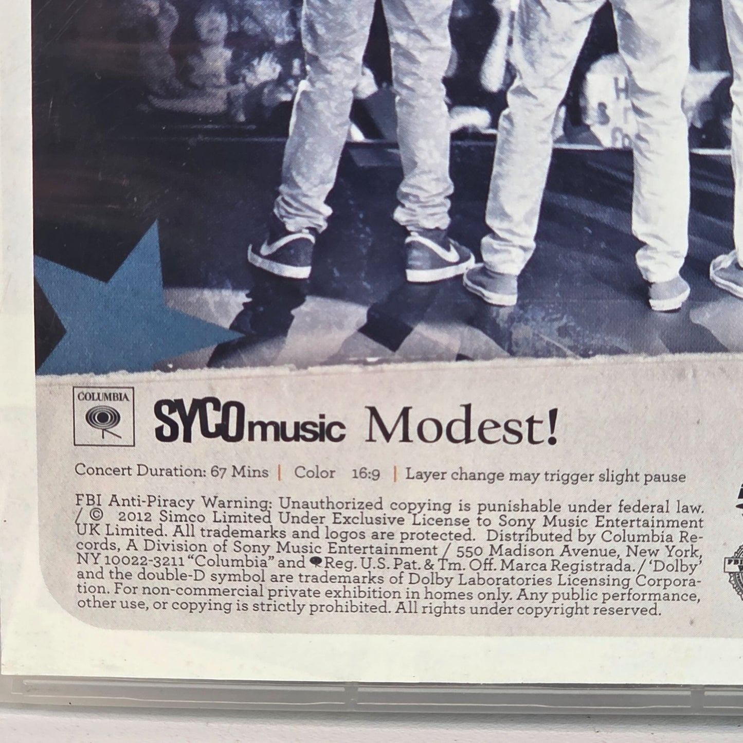 One Direction Up All Night The Live Tour DVD