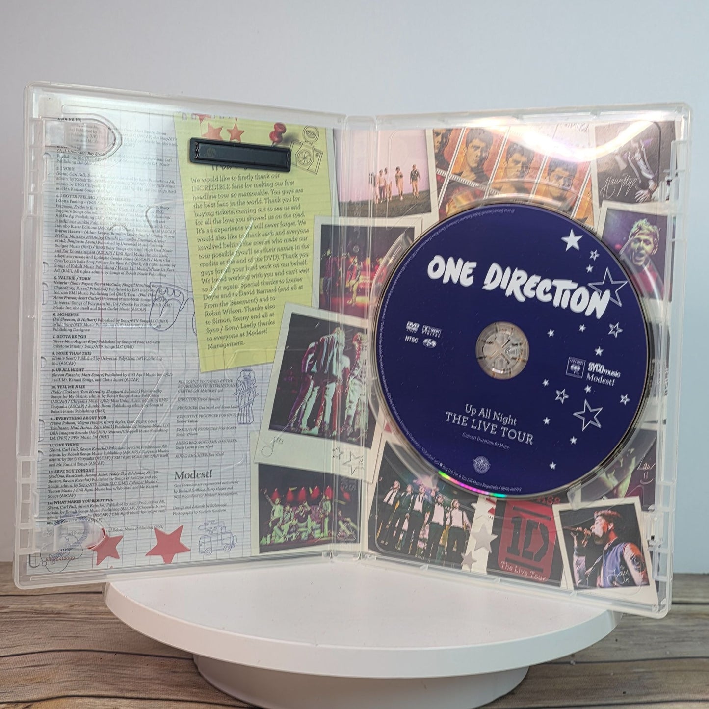 One Direction Up All Night The Live Tour DVD