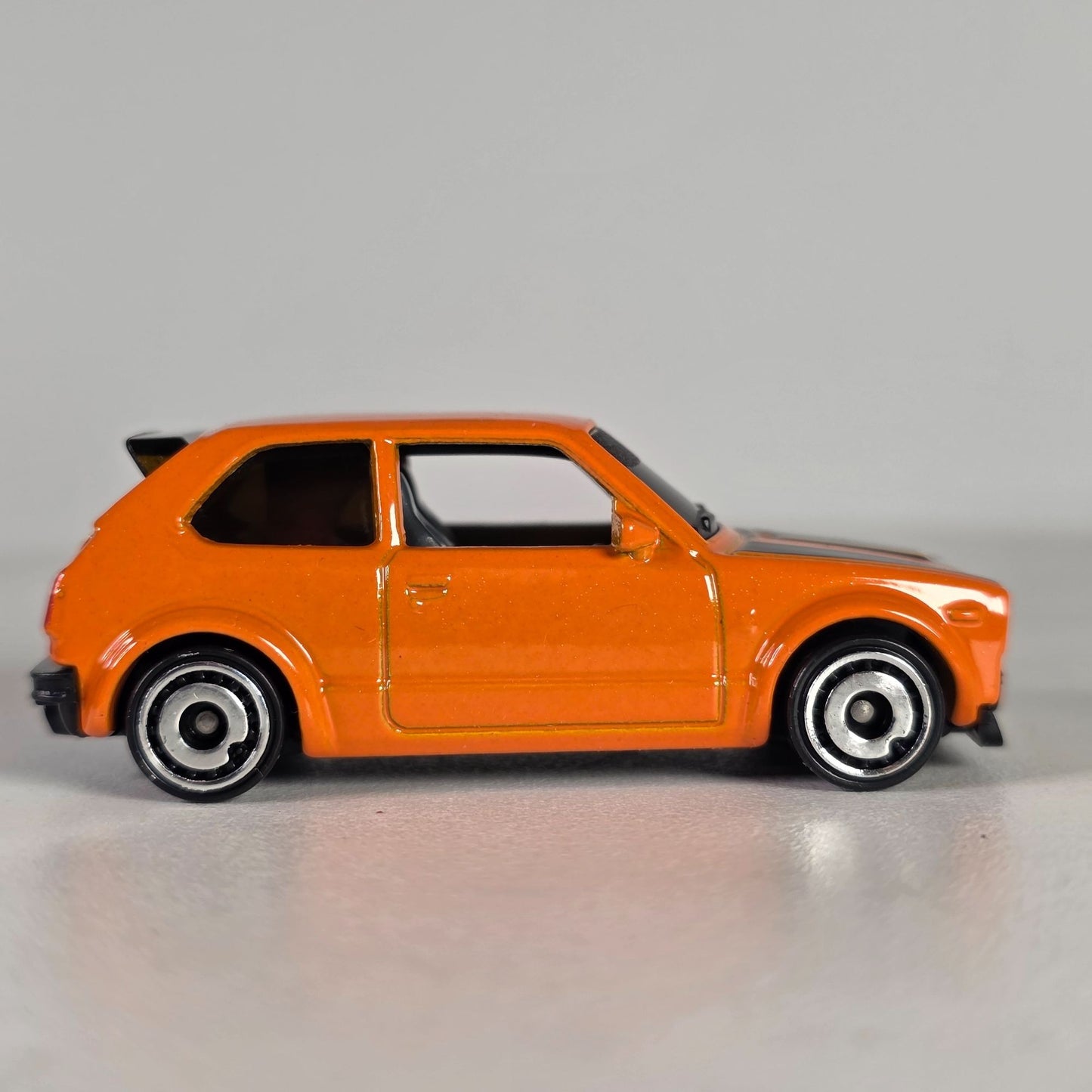 2022 Hot Wheels 73 Honda Civic Custom Die-Cast Model Orange