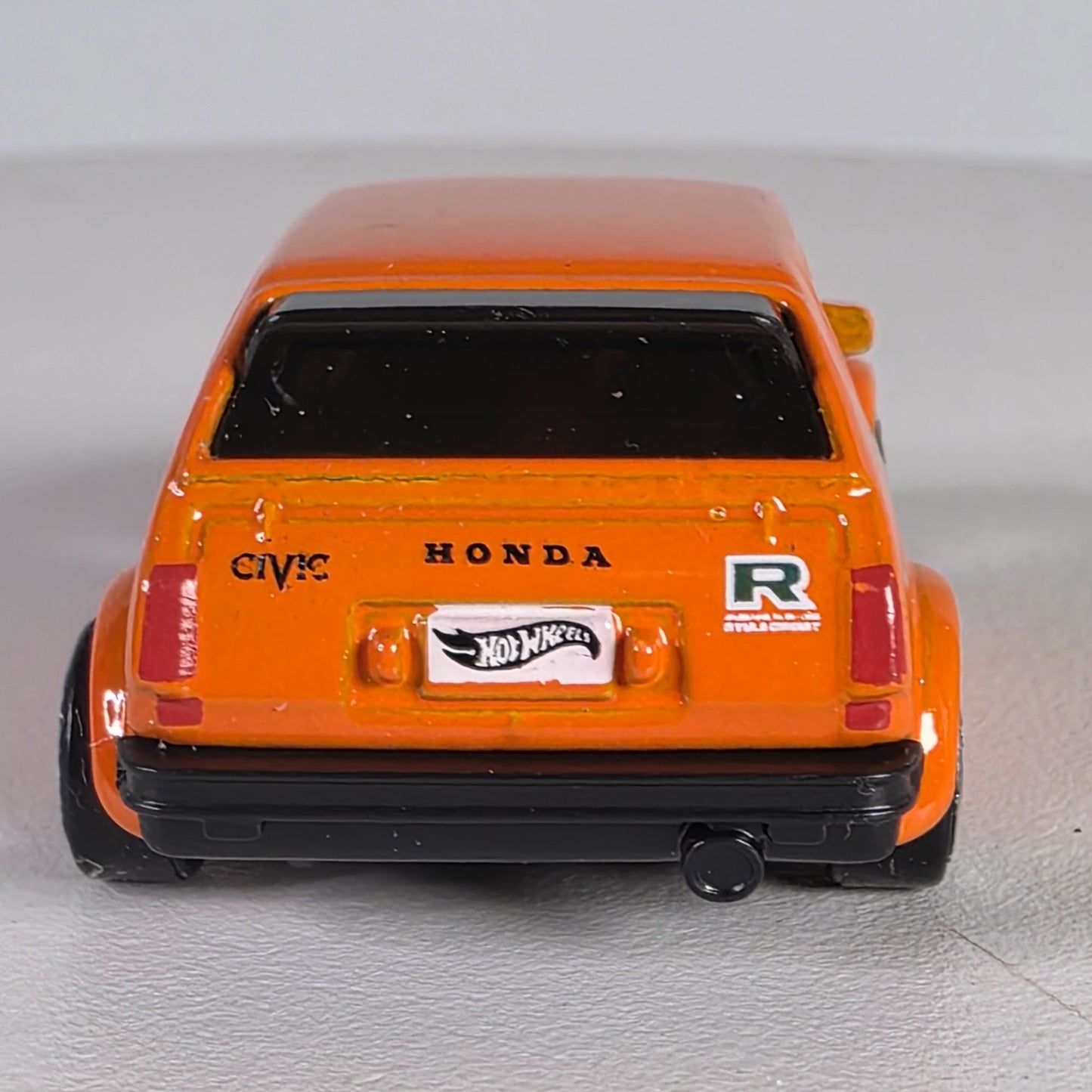 2022 Hot Wheels 73 Honda Civic Custom Die-Cast Model Orange