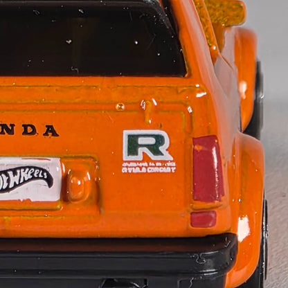 2022 Hot Wheels 73 Honda Civic Custom Die-Cast Model Orange