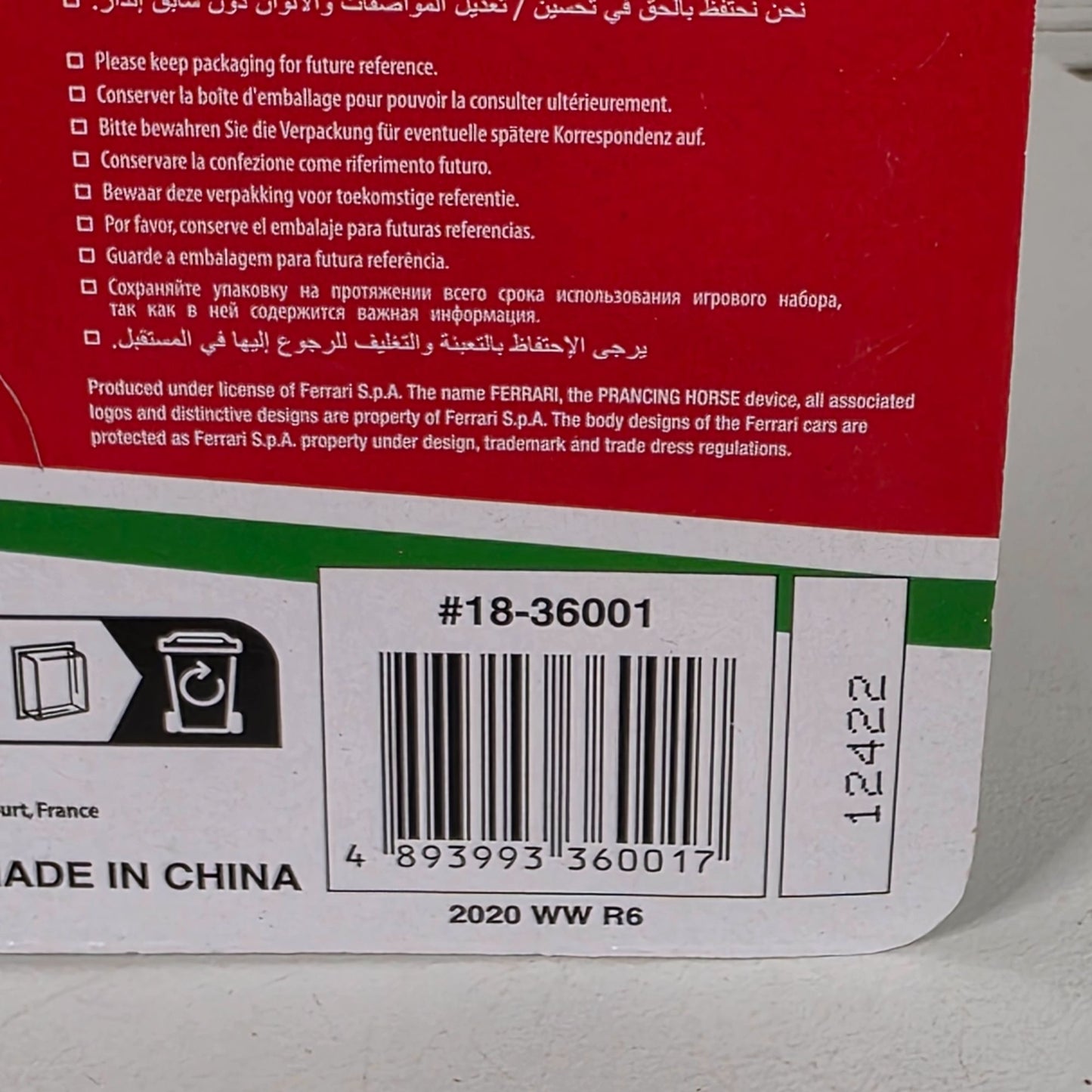 Bburago Race & Play 1/43 Scale Ferrari 458 Italia Diecast Model Car