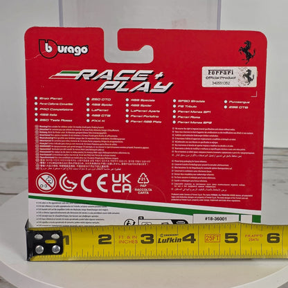 Bburago Race & Play 1/43 Scale Ferrari 458 Italia Diecast Model Car