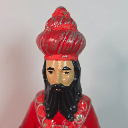 Vintage Zavori Nativity Figurine Candle Holder 1979 Hand-Painted Ceramic