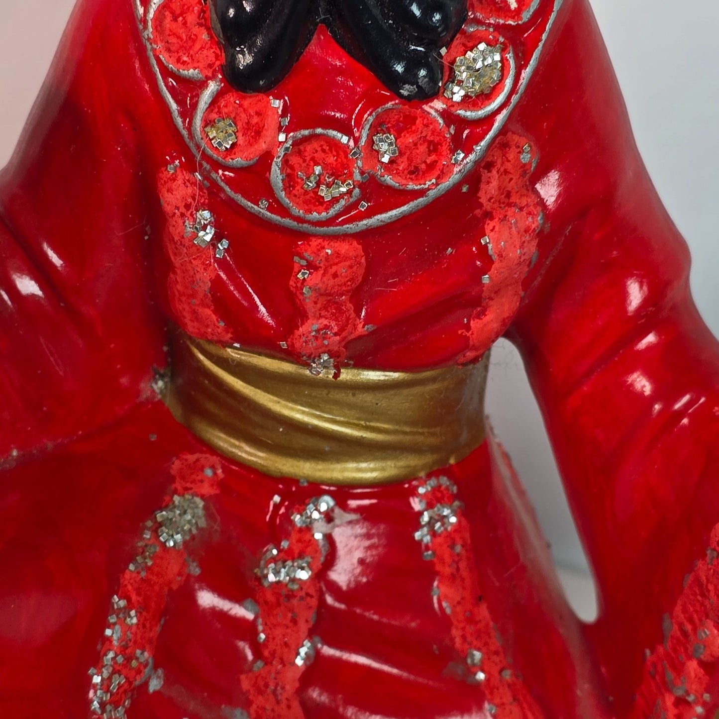 Vintage Zavori Nativity Figurine Candle Holder 1979 Hand-Painted Ceramic