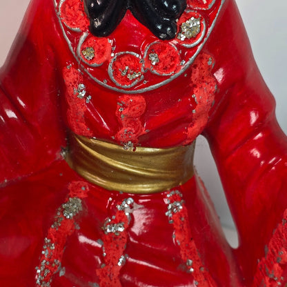 Vintage Zavori Nativity Figurine Candle Holder 1979 Hand-Painted Ceramic