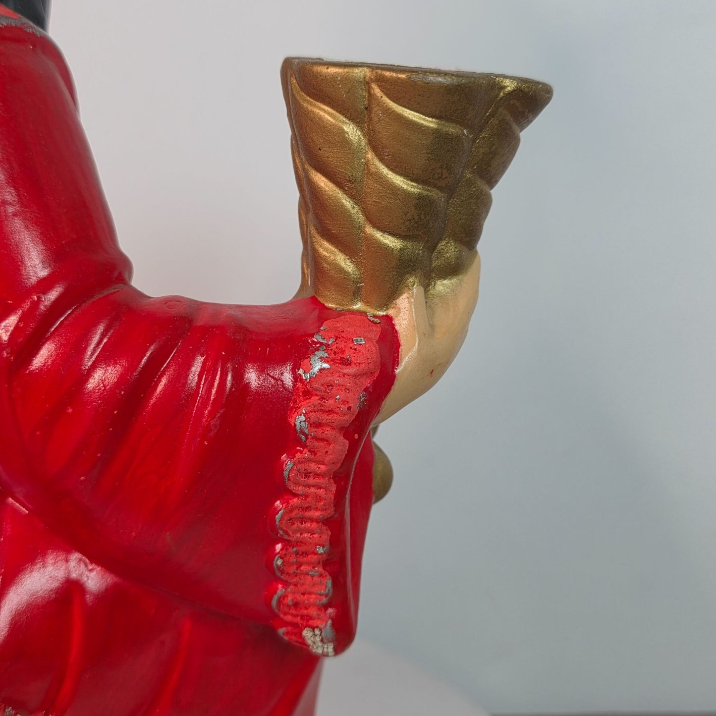 Vintage Zavori Nativity Figurine Candle Holder 1979 Hand-Painted Ceramic