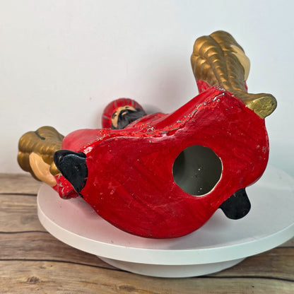 Vintage Zavori Nativity Figurine Candle Holder 1979 Hand-Painted Ceramic