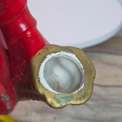 Vintage Zavori Nativity Figurine Candle Holder 1979 Hand-Painted Ceramic