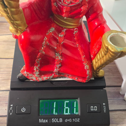 Vintage Zavori Nativity Figurine Candle Holder 1979 Hand-Painted Ceramic