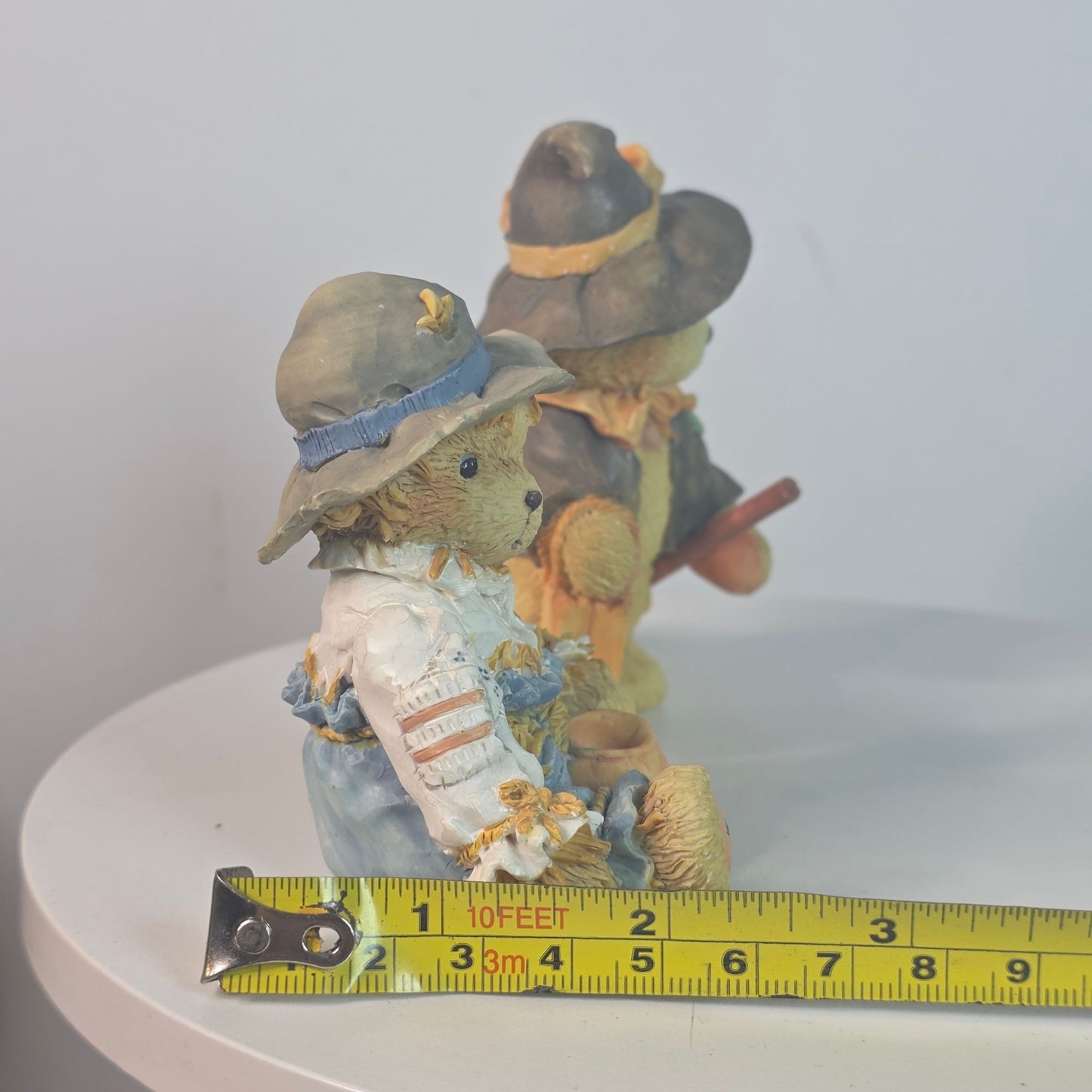 Vintage Cherished Teddies Gary & Gretel Halloween Figurines By P. Hillman 1993 Collectible Resin Bears