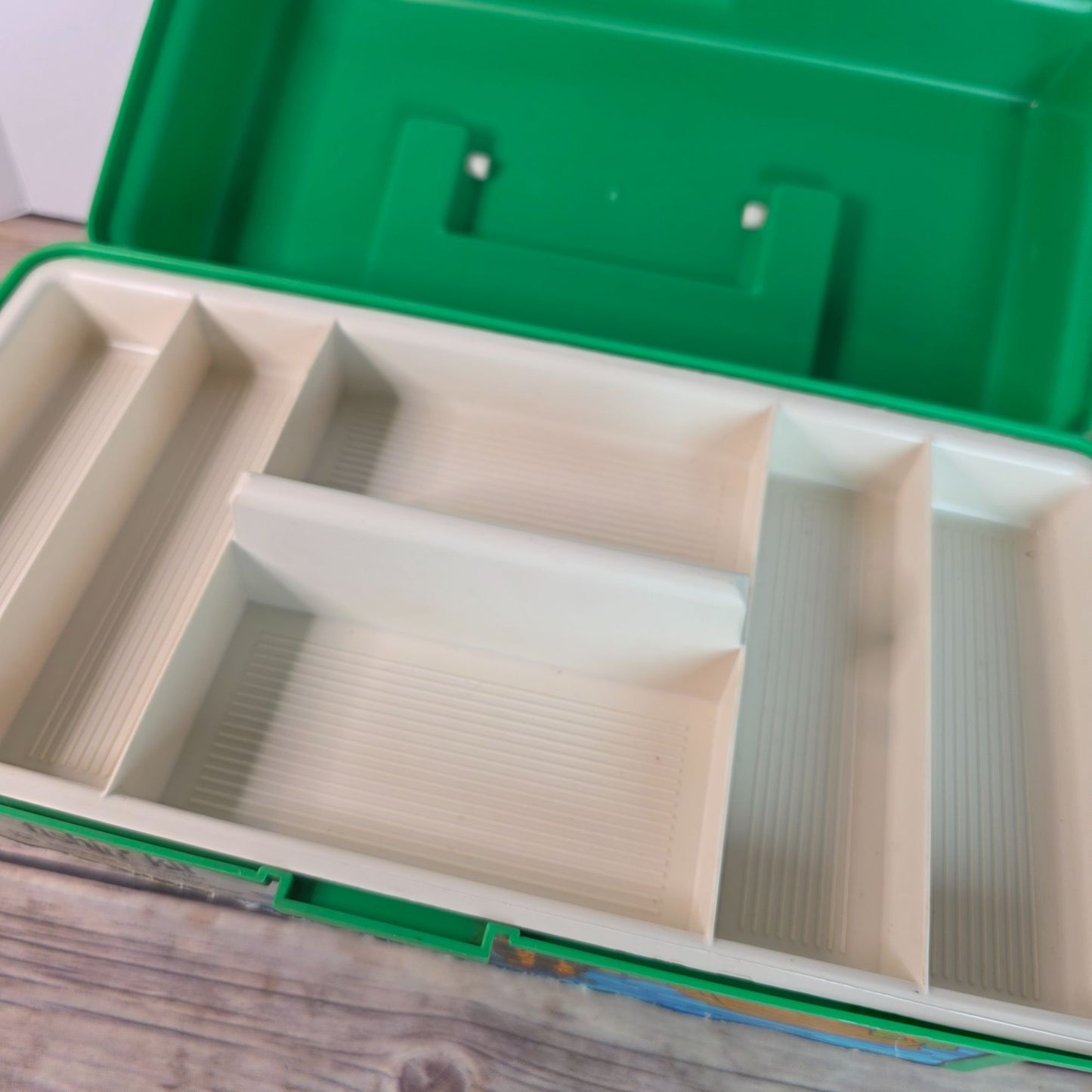 Teenage Mutant Ninja Turtles 1990 Collectible Tackle Box By Mirage Studios Vibrant Green With Iconic TMNT Graphics Nostalgic Storage