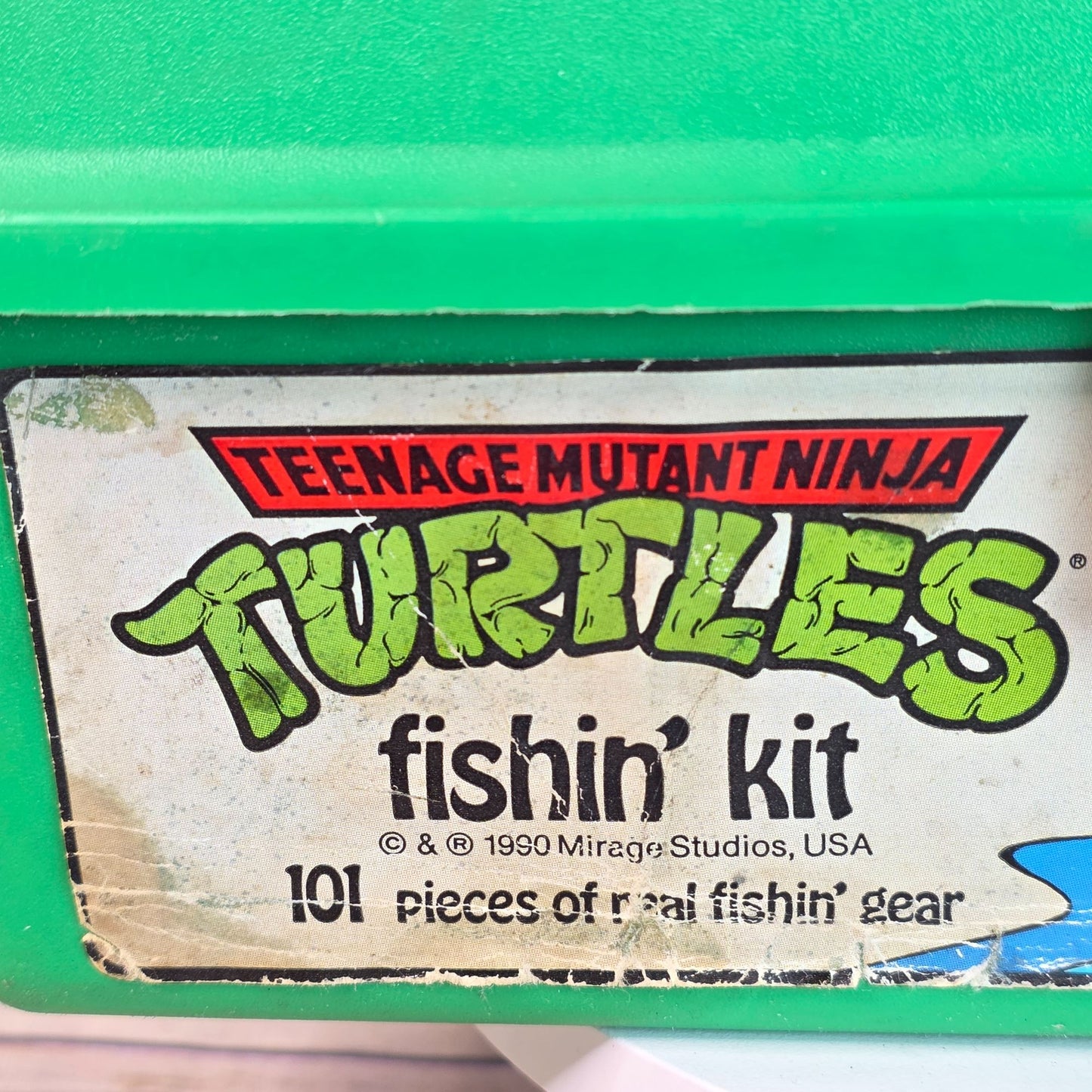 Teenage Mutant Ninja Turtles 1990 Collectible Tackle Box By Mirage Studios Vibrant Green With Iconic TMNT Graphics Nostalgic Storage