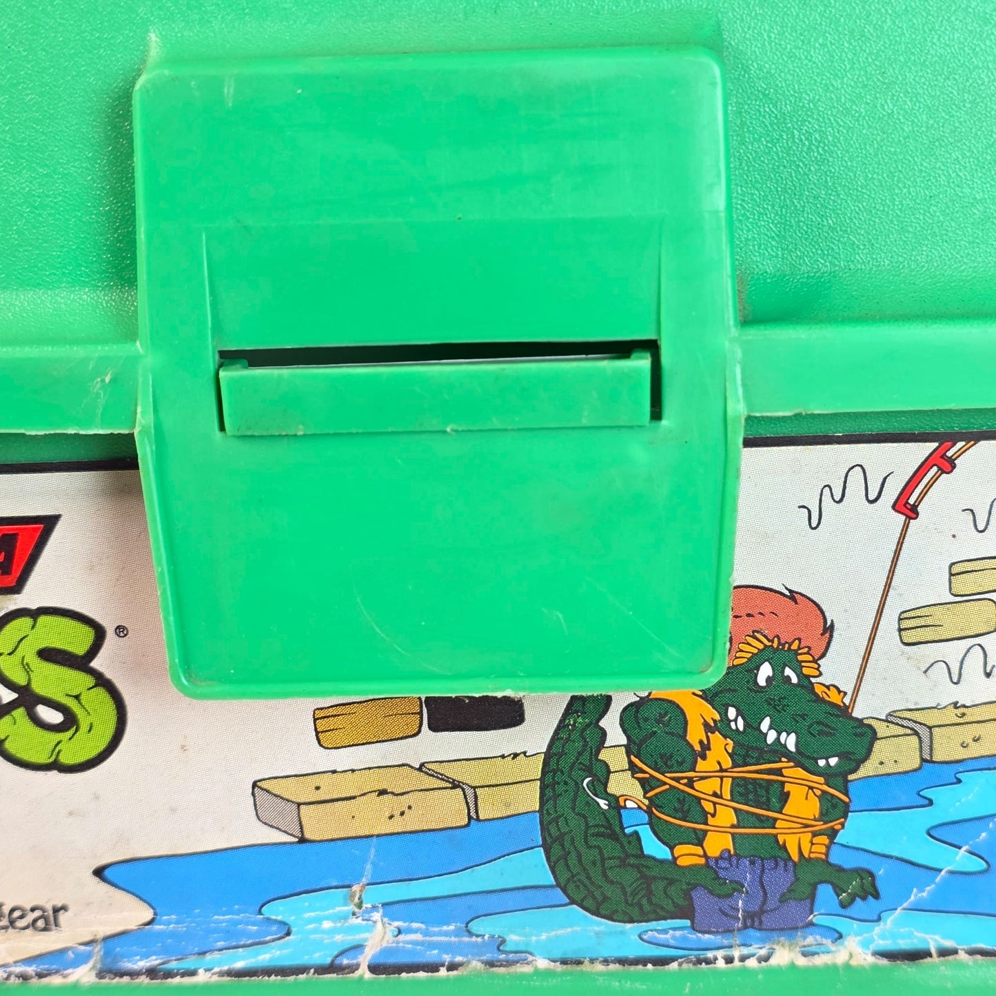 Teenage Mutant Ninja Turtles 1990 Collectible Tackle Box By Mirage Studios Vibrant Green With Iconic TMNT Graphics Nostalgic Storage