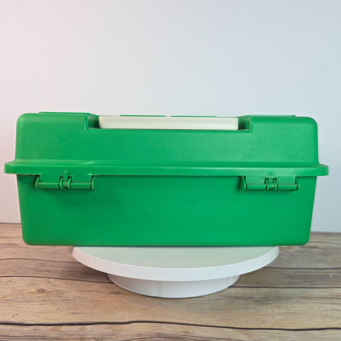 Teenage Mutant Ninja Turtles 1990 Collectible Tackle Box By Mirage Studios Vibrant Green With Iconic TMNT Graphics Nostalgic Storage