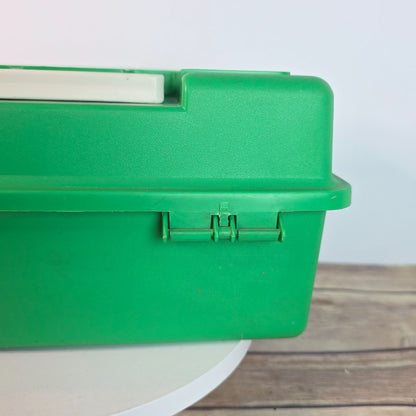 Teenage Mutant Ninja Turtles 1990 Collectible Tackle Box By Mirage Studios Vibrant Green With Iconic TMNT Graphics Nostalgic Storage