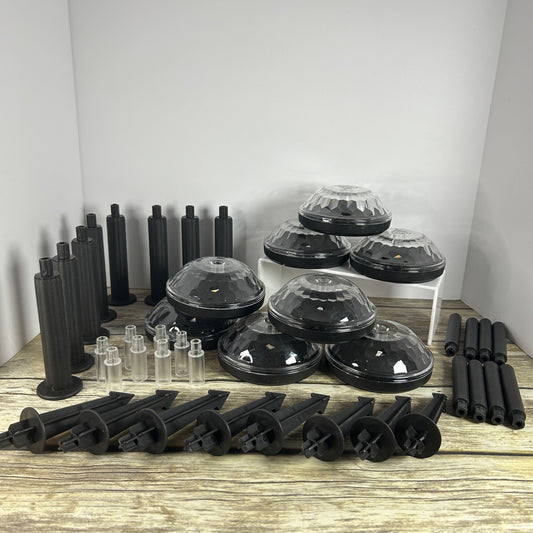 8 Pack Solar Pathway Lights Multicolor & Warm White LED IP67 Waterproof Outdoor Garden Yard Lawn Landscape Decorative