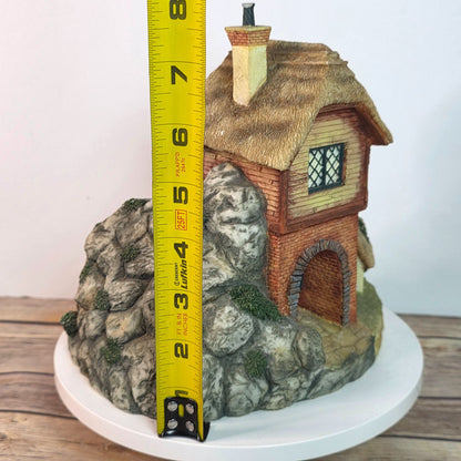 Vintage Thatched Roof Cottage & Gatehouse Figurine