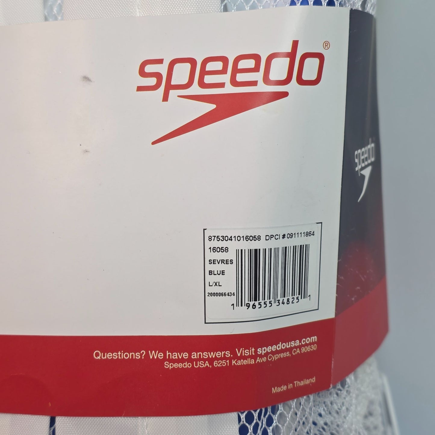 Speedo Adult Comfortable Performance Snorkeling Set With Hydroscope Mask Snorkel & Fins Anti-Fog UV Protection L/XL