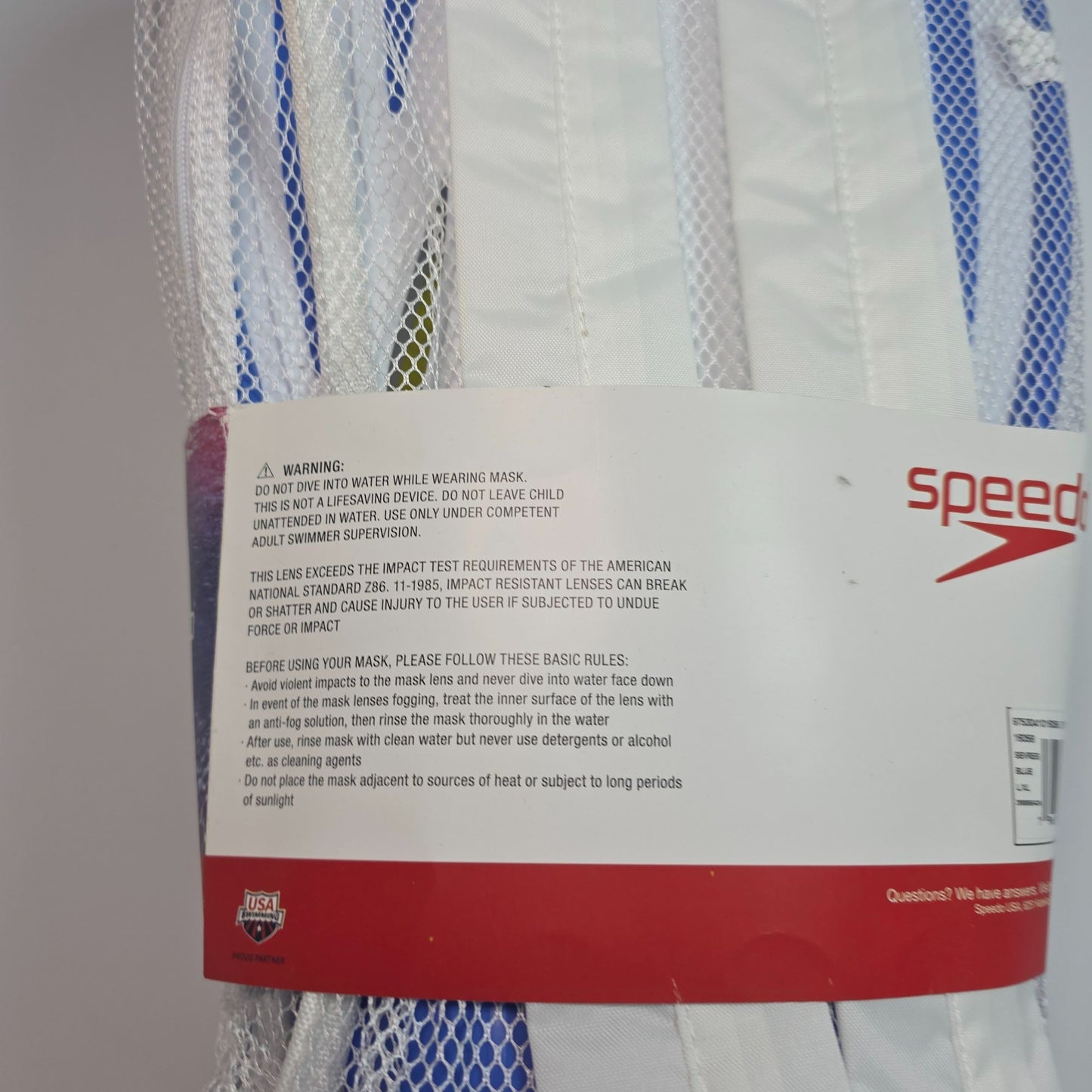 Speedo Adult Comfortable Performance Snorkeling Set With Hydroscope Mask Snorkel & Fins Anti-Fog UV Protection L/XL