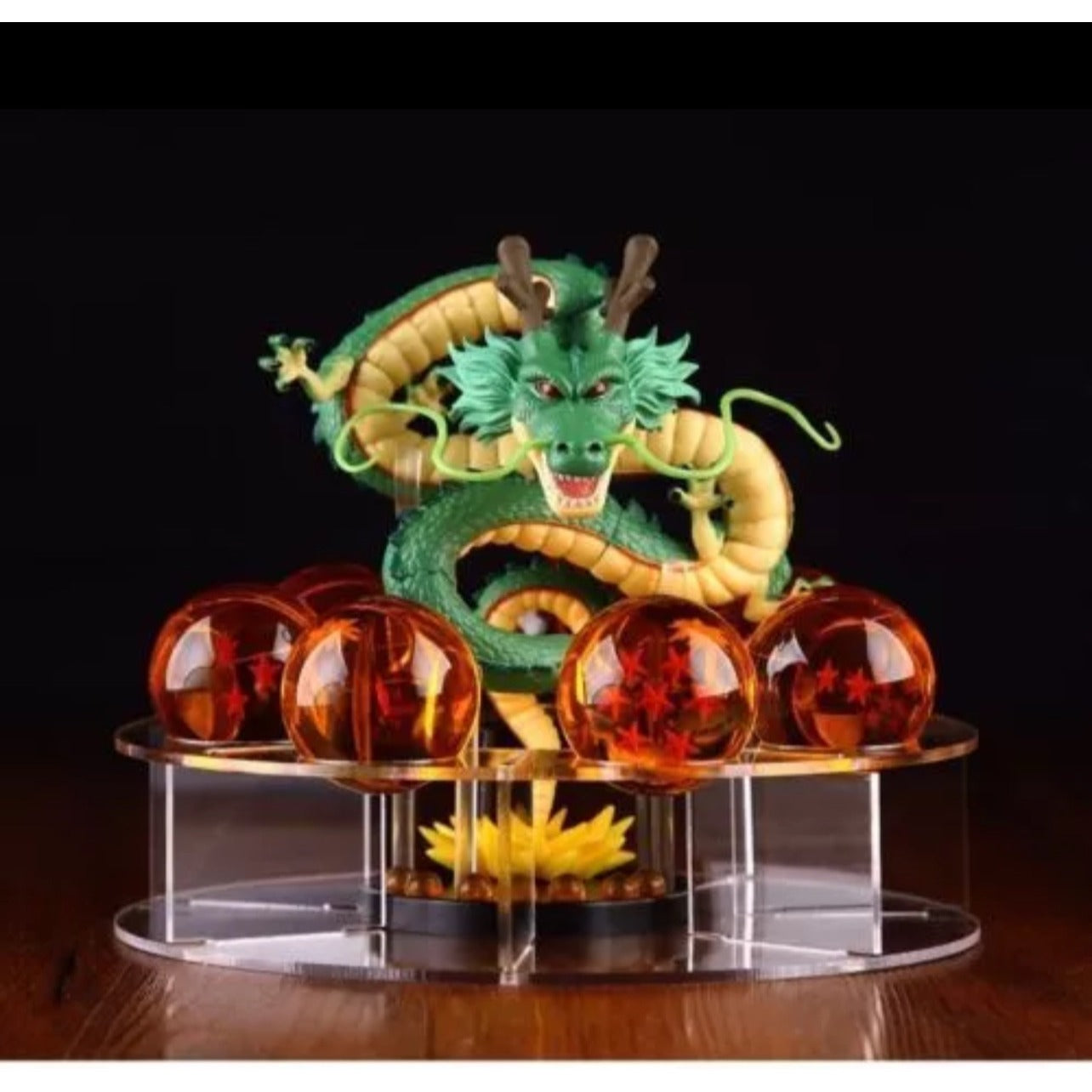 MP Anime Dragon Ball Z Stars Crystal & Dragon Shenlong & Display Bracket