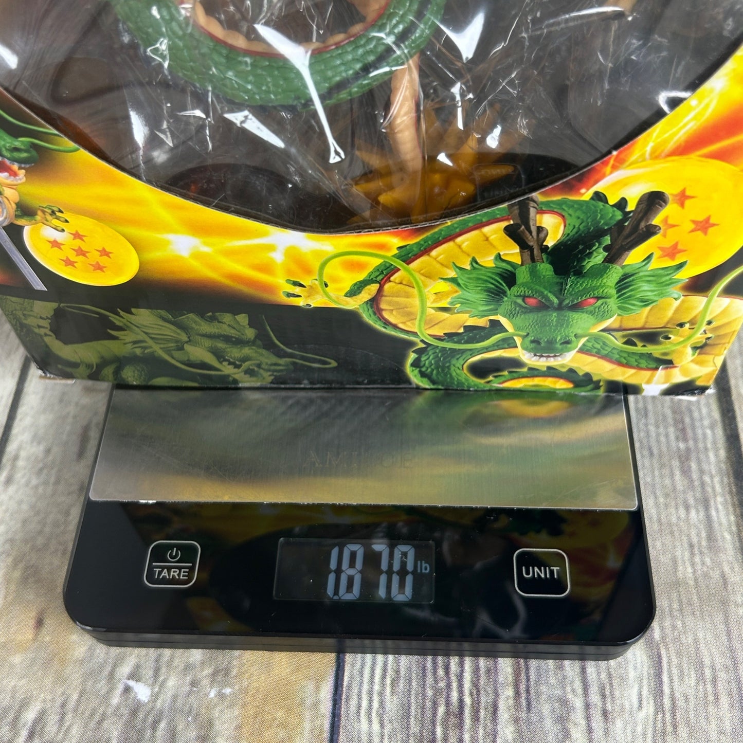 MP Anime Dragon Ball Z Stars Crystal & Dragon Shenlong & Display Bracket