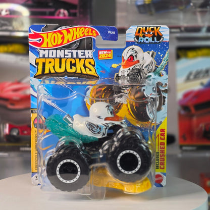 Hot Wheels Monster Trucks Duck N' Roll 2024 FYJ44 Sealed New Duck Monster Truck