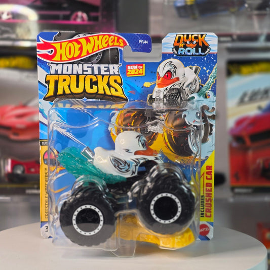 Hot Wheels Monster Trucks Duck N' Roll 2024 FYJ44 Sealed New Duck Monster Truck