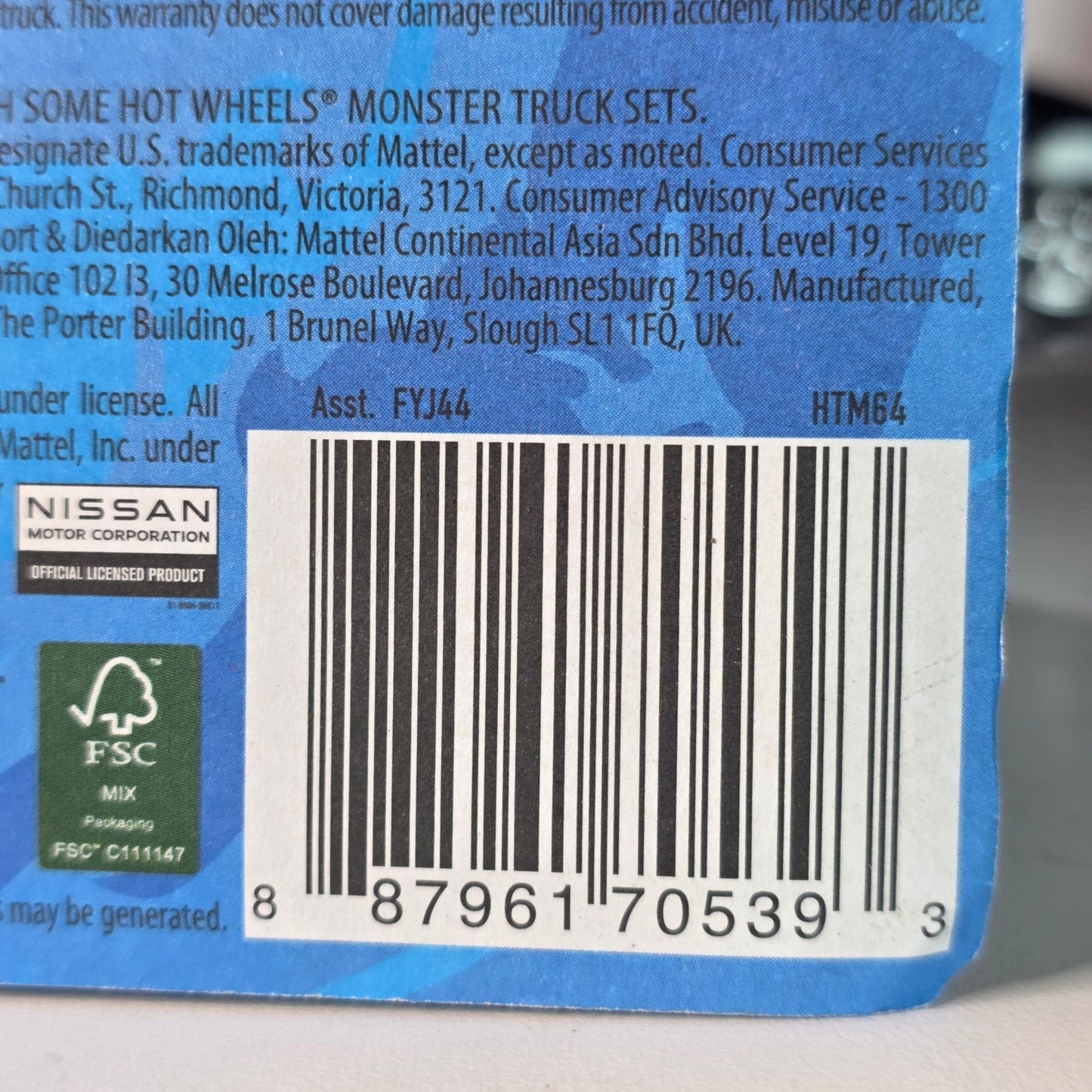 Hot Wheels Monster Trucks Duck N' Roll 2024 FYJ44 Sealed New Duck Monster Truck