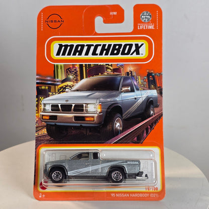 95 Nissan Hardbody D21 Matchbox Die-Cast Truck 1:64 Scale Collectible